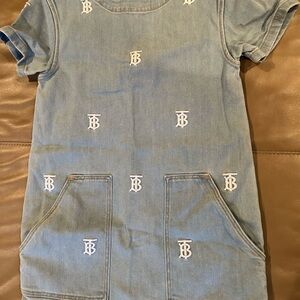 Girls Burberry Jean dress
